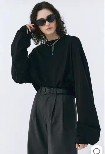 josemoon LONG SLEEVE OVER TSHIRT 블랙