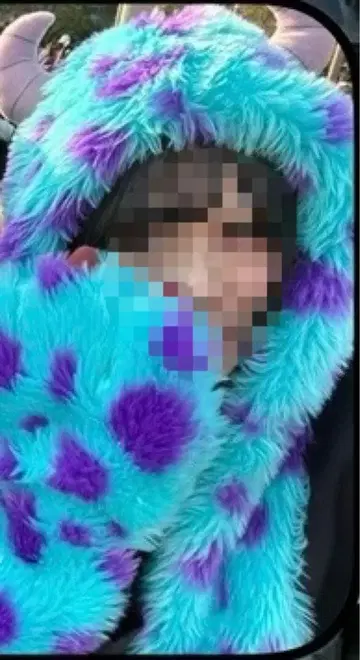 후드 부착 코스튬 샐리 몬스터 주식회사