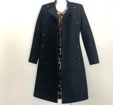 [ 새상품급 ] PAUL&JOE 폴앤조 / 멜톤 울 스탠드 롱 코트