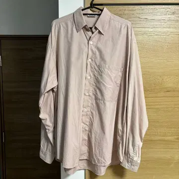 AURALEE WASHED FINX TWILL BIG SHIRT 4
