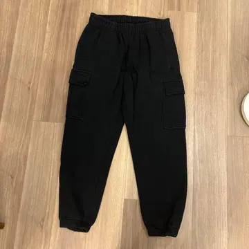 PRO CLUB 블랙 스웨트 팬츠