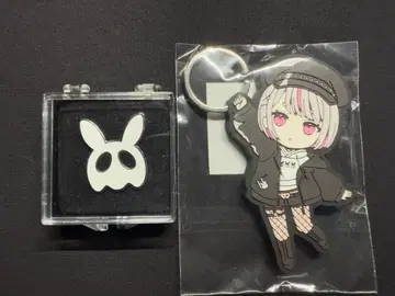 토사키 미미 Vspo! 핀 배지 & 교수형 BIG 러버 키링