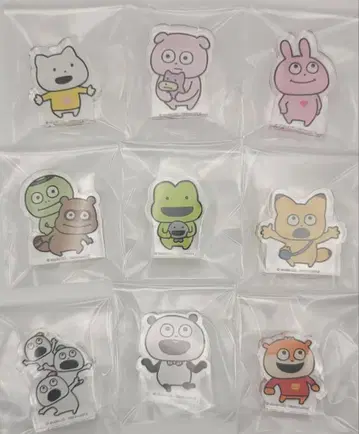 스튜디오 UG 니시무라 유우지 작품 미니 아크릴 피규어 9종 세트