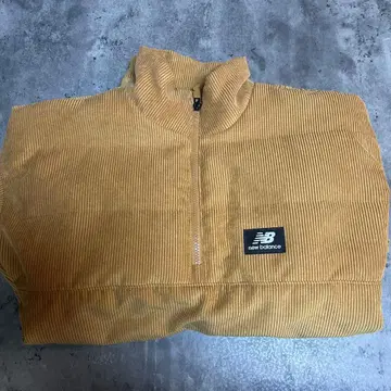 뉴발란스 코듀로이 하프 지퍼 자켓