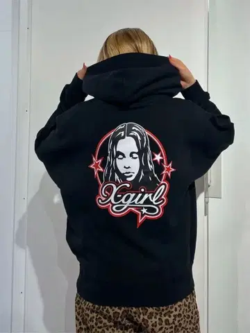 x-girl 후드티 M 사이즈 블랙