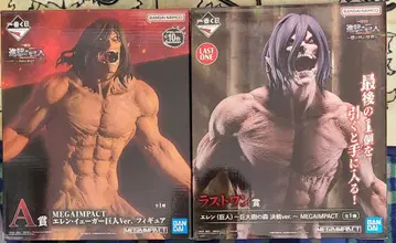 [ 미개봉 ] 제일복권 진격의 거인 A상, 라스트 원상 엘렌 거인