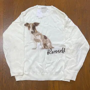 니트 스웨터 러셀 테리어