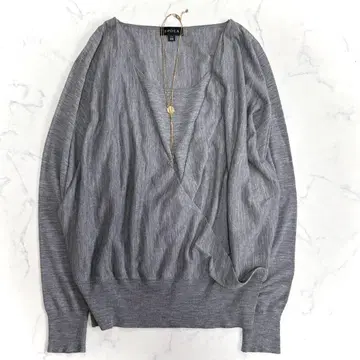 에포카 EPOCA 카슈쿨풍 니트 울 혼방 44 그레이