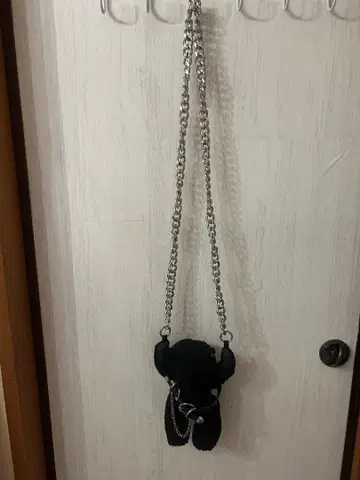 지뢰계 서브컬처 계열 곰 모양 숄더백