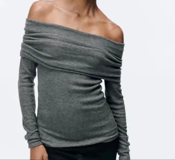 ZARA 오프숄더 긴팔