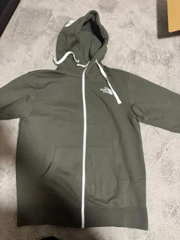 THE NORTH FACE 올리브 그린 후드티 L