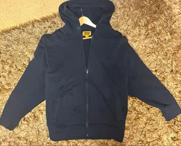 지퍼 후드티 네이비 빈티지