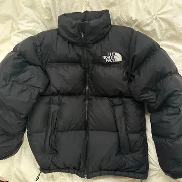 THE NORTH FACE 눕시 블랙 다운 자켓 S 착용 사진 있음
