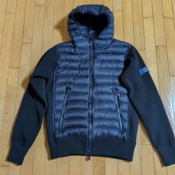 G-Stage 지스테이지 다운&니트 콤비 후디드 블루종 자켓