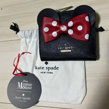 케이트 스페이드 디즈니 미니 마우스 이단 접이식 지갑