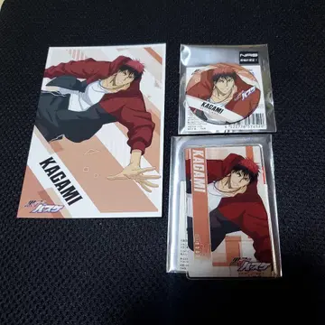 쿠로코의 농구 애니메이트 파쿠르 배지 아크릴 플레이트 특전 포스카 카가미