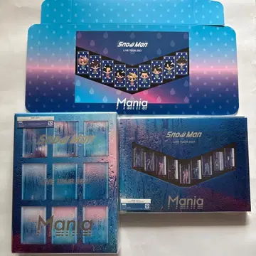 Snow Man Mania DVD 초회반 일반ver 세트