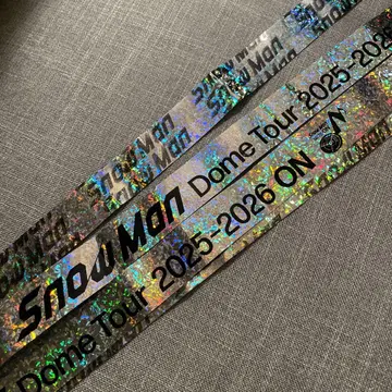 Snow Man Dome Tour 2025-2026 ON 은색 테이프