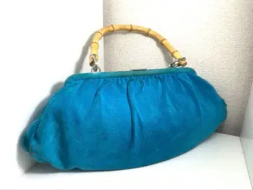 바나나리퍼블릭 스웨이드 가죽 대나무 핸들