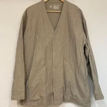 무인양품 베이지 노카라 자켓 XL