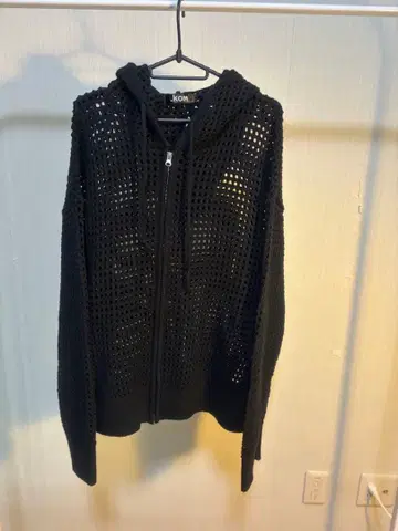 A gem/9 x .kom 메쉬 지퍼 후드티 y2k