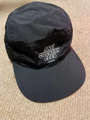 ANTI COUNTRY CLUB 블랙 캡 미사용