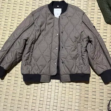 GU 로쿠 퀼팅 블루종 체크 *