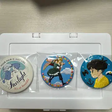 지브리 캐릭터 캔뱃지 3종 세트