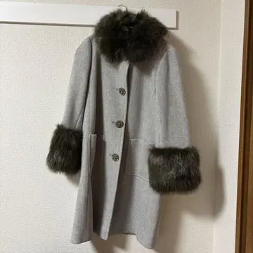 kate spade 그레이 롱 코트 사이즈 2