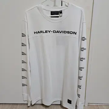 HARLEY-DAVIDSON M 롱 슬리브 T셔츠 화이트