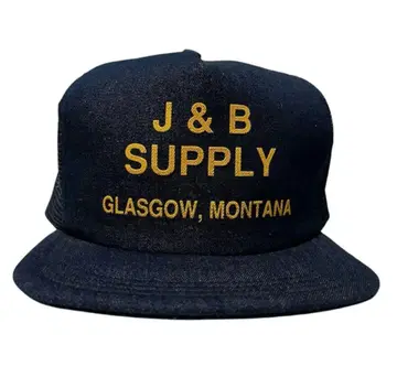 트래커 캡 데님 청바지 캡 모자 구제 의류 네이비 미국제