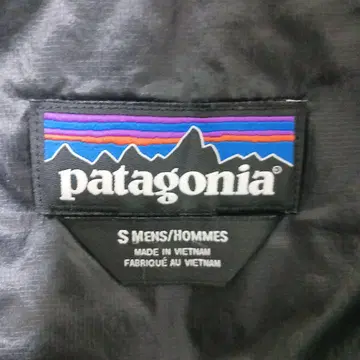patagonia 다운 자켓 S 블랙 STY84030FA18