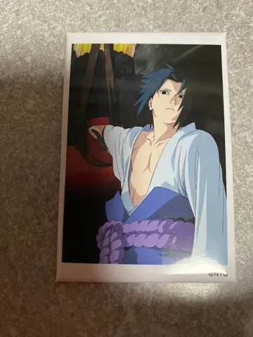 NARUTO 돌풍전 스퀘어 캔뱃지 사스케