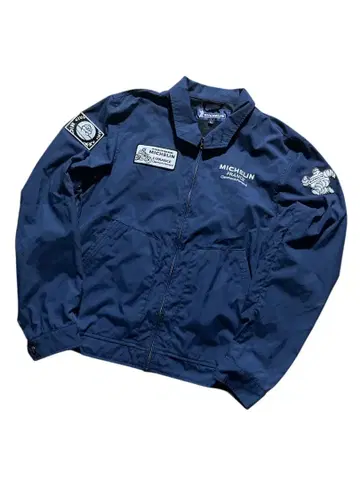 MICHELIN 미쉐린 와펜 포함 블루종 자켓 XL