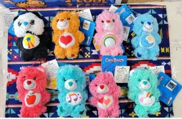 케어베어 봉제 인형 마스코트 볼체인 포함 빈티지 아메토이