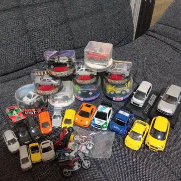 미니카 세트 다수 다양한 자동차 26대와 바이크 4대