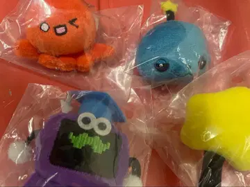 교육 방송 인형 배지 4종 세트