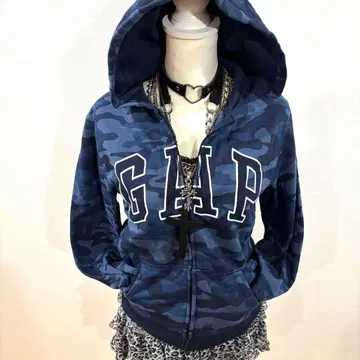 GAP 갭 후드티 y2k 헤이세이 갸루 그런지 맥브링 카모플라주