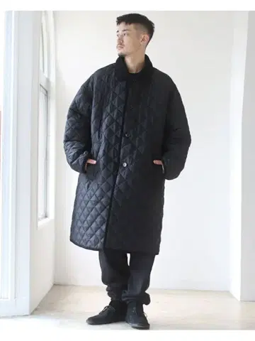 트래디셔널 웨더웨어 퀼팅 코트 빔즈