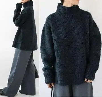 저널 스탠다드 relume 에어리 스팬 울 하이넥 니트