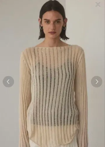 BLACK BY MOUSSY drop needle knit tops