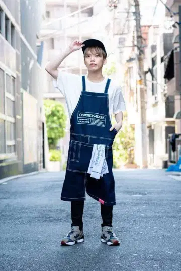 포리미 에이프런 화이트 내추럴