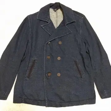 45R 인디고 염색 맨투맨 데님 테일러드 자켓 더블 5