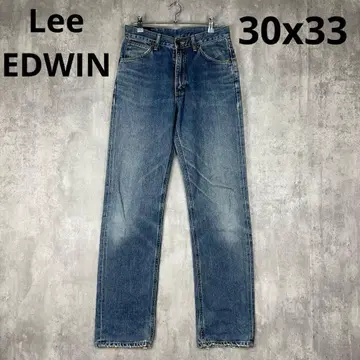 Lee EDWIN 데님 팬츠 일본제 블루 계열 스트레이트
