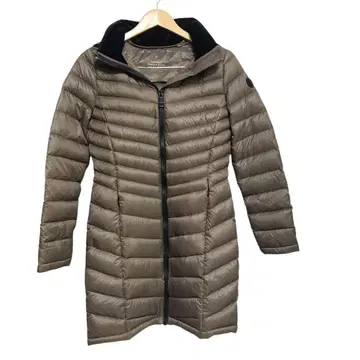 새상품급 ANDREW MARC 다운 90% 롱 S 그레이지 벨로아