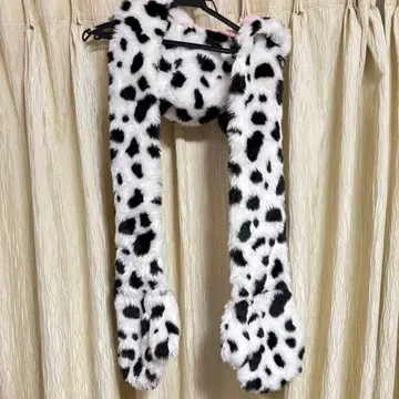 101마리 강아지 팬캡 머플러