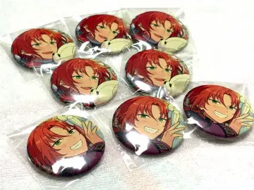 앙스타 츠키나가 레오 캔뱃지 화이트 베어