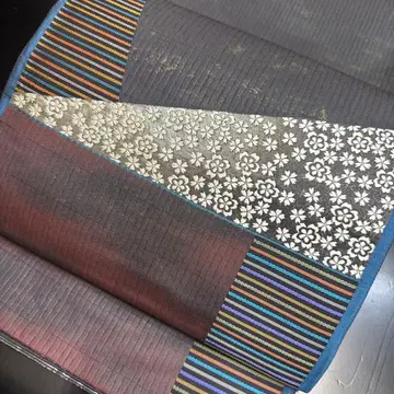 11-79 후쿠로 오비 새상품급 순수 실크 기모노