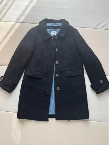 [ 거의 미사용 ] 여성용 롱 코트 grove 블랙 옷깃 탈부착 2way