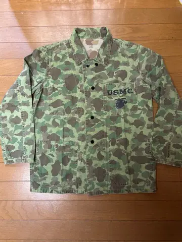 USMC 덕헌터 카모플라쥬 밀리터리 자켓 36 구제 의류